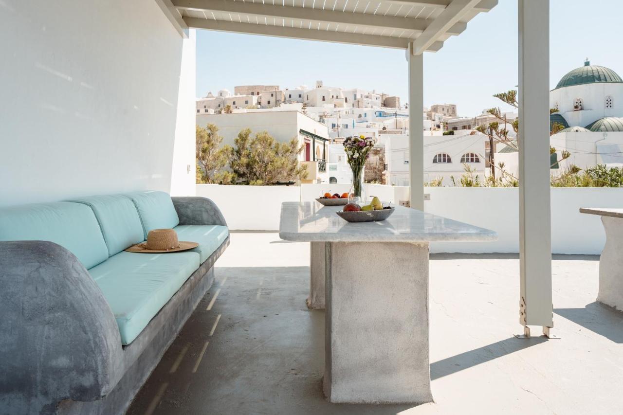 Celestial Seaview Apartments- Apollon Naxos City Kültér fotó